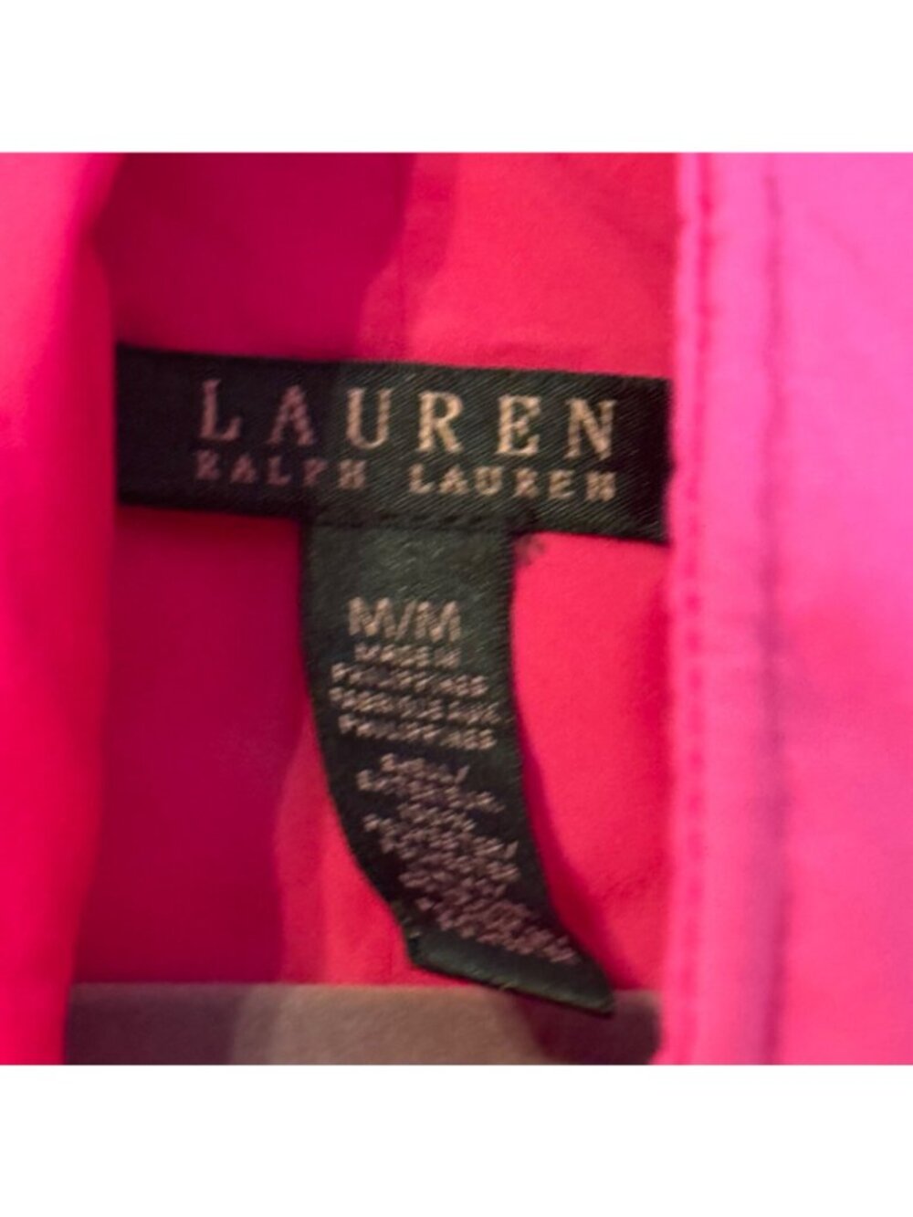 Lauren Ralph Lauren Womens Pink Sleeveless Zip-Up Vest Size Medium - Picture 5 of 12